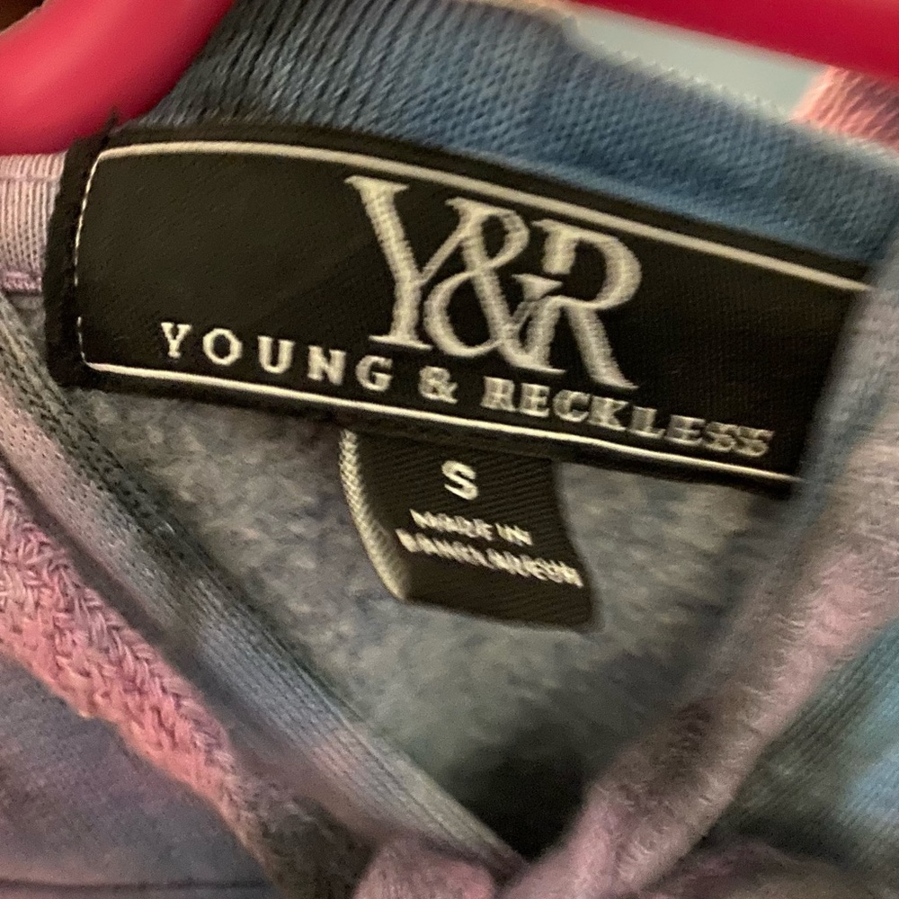 Tie dye Reckless hoodie